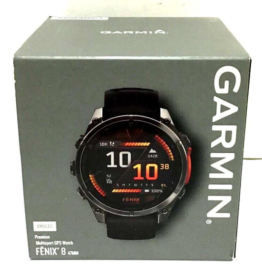 Garmin Fenix 8 AMOLED 47mm Multisport GPS Smartwatch (MA3)