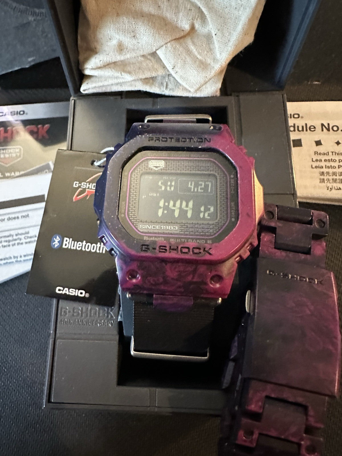 G-Shock CARBON LIMITED EDITION 40th Anniversary Watch GCWB5000UN-6